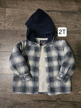 The Childrens Place 2T Faux Sherpa Lined Shacket